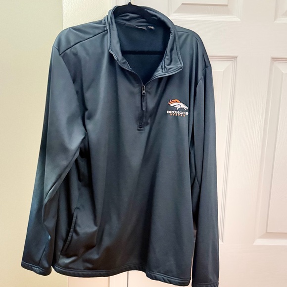Dunbrooke Other - Denver Broncos Men’s 2XL Dunbrooke 1/4 Zip Pullover Navy